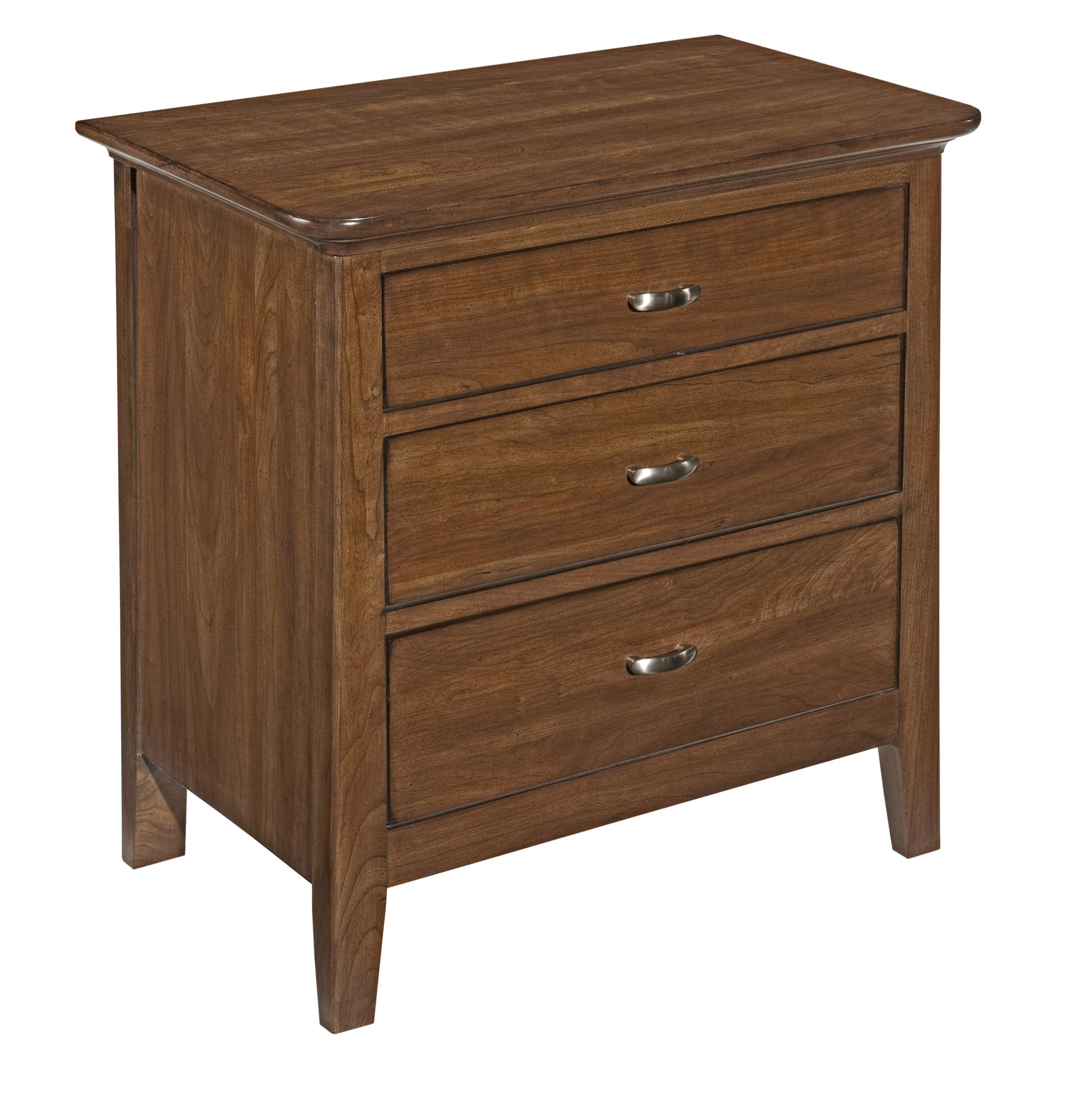 Kincaid Furniture Cherry Park Three Drawer Cherry Nightstand Johnny